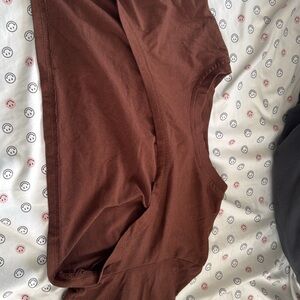 SHEIN Brown Sleeveless Crop Top